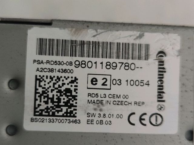 bontott CITROËN C4 Rádió / CD