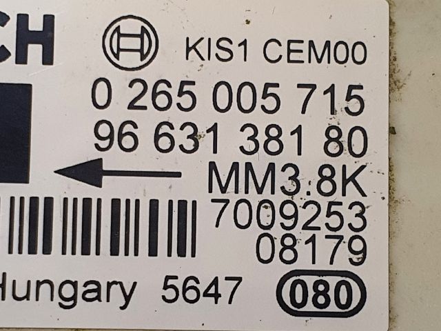 bontott CITROËN C5 Menetstabilizátor Elektronika