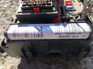 bontott CITROËN C5 Biztosítéktábla Motortér