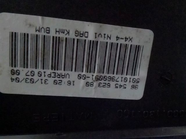 bontott CITROËN C5 Kilométeróra