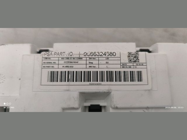 bontott CITROËN C5 Kilométeróra