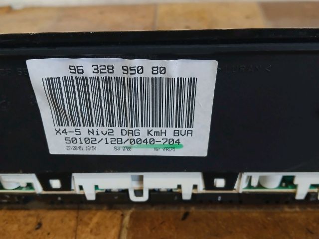 bontott CITROËN C5 Kilométeróra