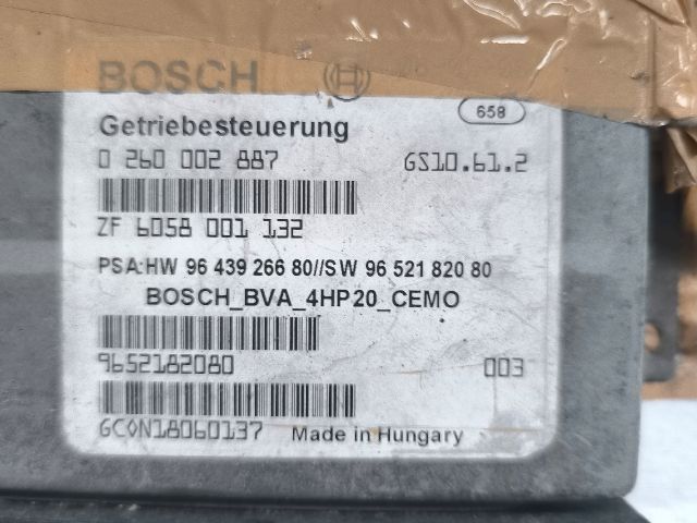 bontott CITROËN C5 Automata Váltó Elektronika