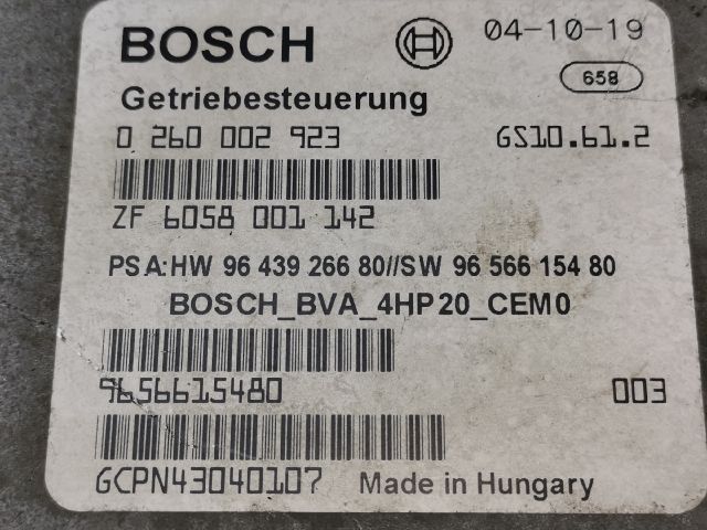 bontott CITROËN C5 Automata Váltó Elektronika