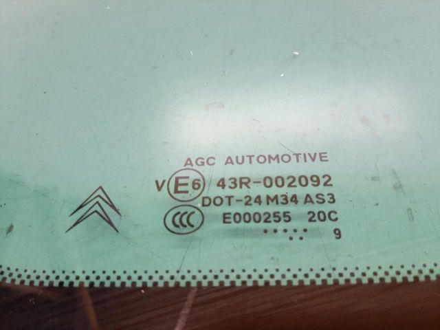 bontott CITROËN C5 Bal C Oszlop Oldalablak Üveg