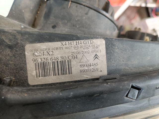 bontott CITROËN C5 Bal Fényszóró