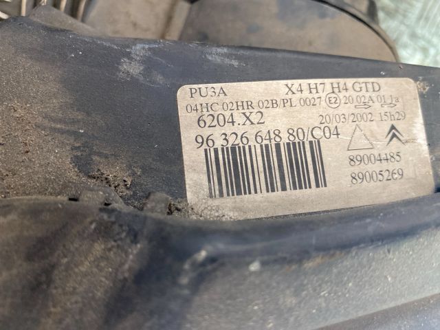 bontott CITROËN C5 Bal Fényszóró