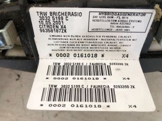 bontott CITROËN C5 Bal Oldallégzsák