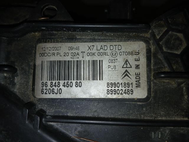 bontott CITROËN C5 Jobb Fényszóró