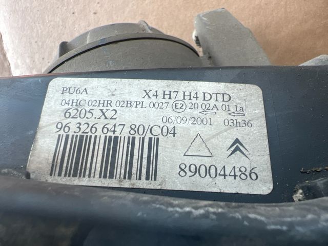 bontott CITROËN C5 Jobb Fényszóró