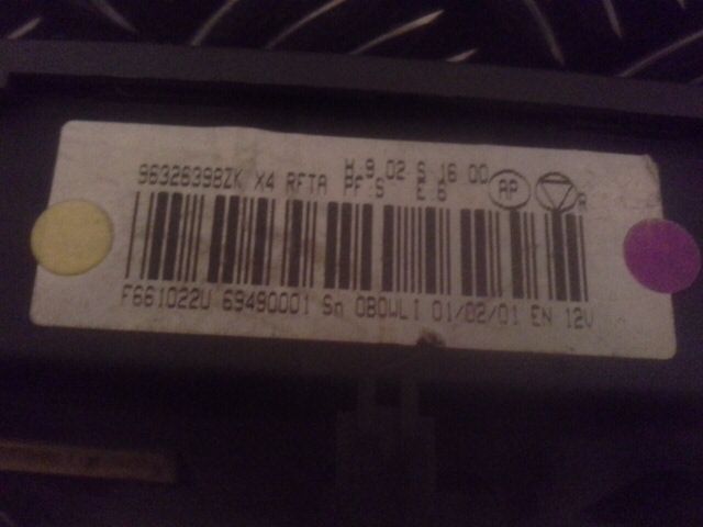 bontott CITROËN C5 Multifunkciós Kijelző