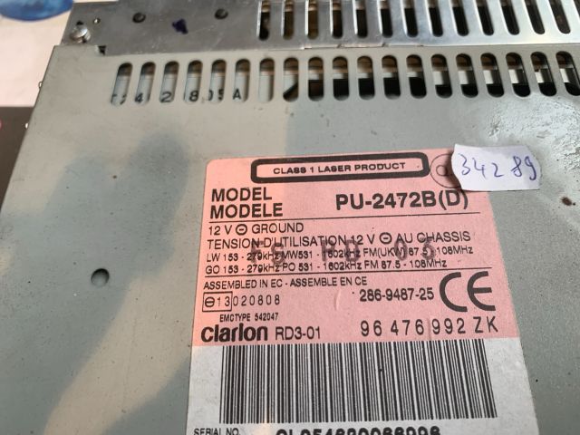 bontott CITROËN C5 Rádió / CD