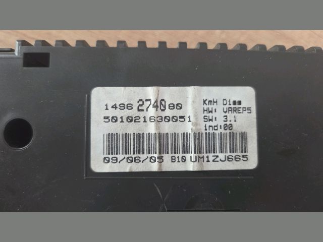 bontott CITROËN C8 Kilométeróra