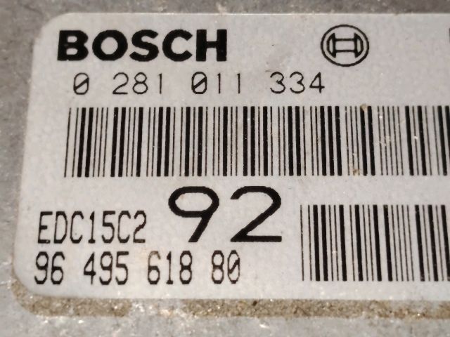 bontott CITROËN C8 Motorvezérlő