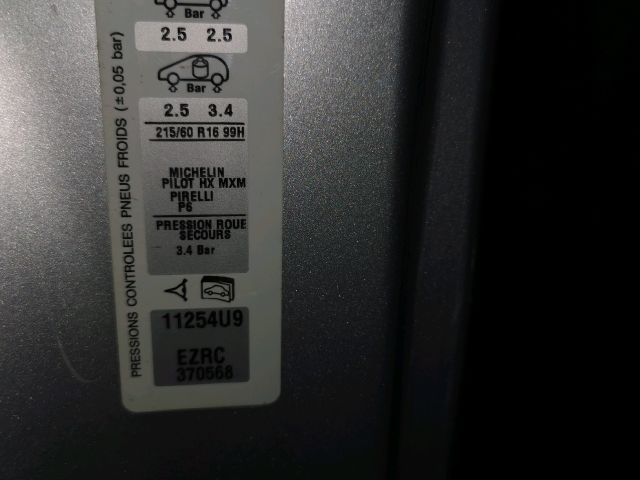 bontott CITROËN C8 Bal első Ajtó (Üres lemez)