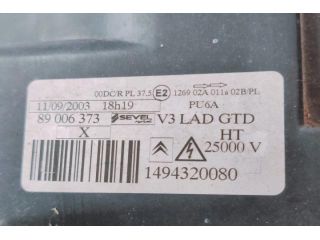 bontott CITROËN C8 Bal Fényszóró