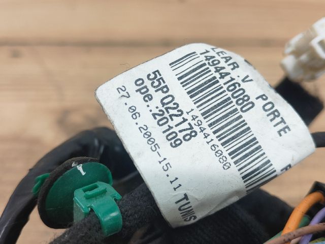 bontott CITROËN C8 Jobb első Ajtó Kábelköteg