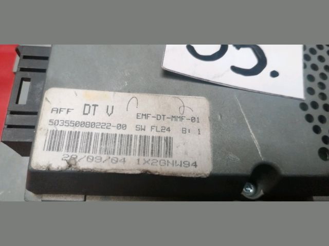 bontott CITROËN C8 Multifunkciós Kijelző