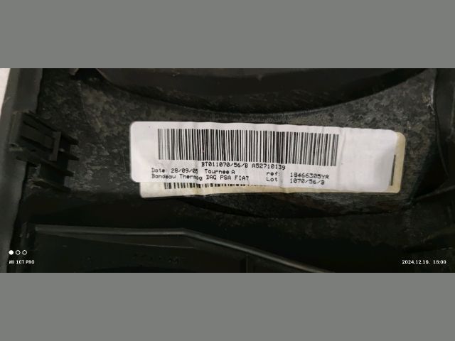 bontott CITROËN C8 Utasoldali Légzsák