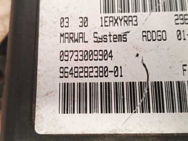 bontott CITROËN C8 Üzemanyag Befecskendező Vezérlő