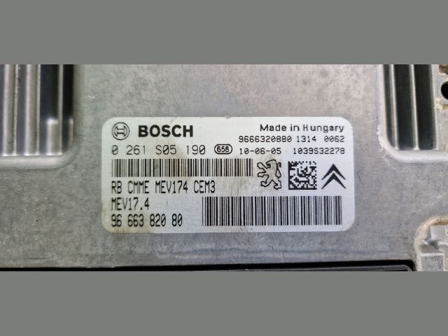 bontott CITROËN DS3 Motorvezérlő