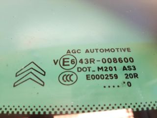 bontott CITROËN DS3 Bal C Oszlop Oldalablak Üveg