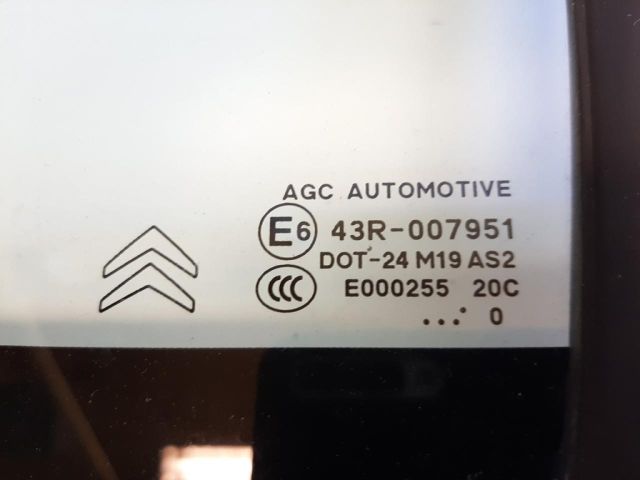 bontott CITROËN DS3 Bal első Fixüveg (Ajtóban)