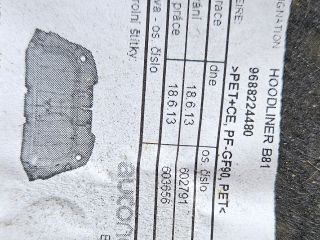 bontott CITROËN DS5 Motorháztető Szigetelés