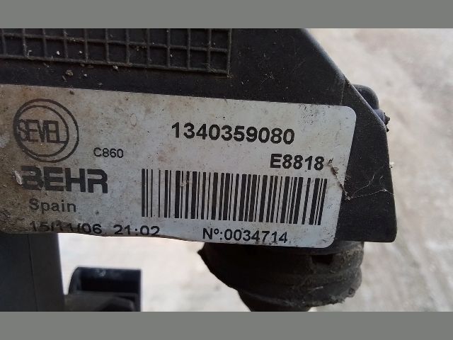 bontott CITROËN JUMPER Hűtő Ventilátor(ok), Radiátor(ok) Szett