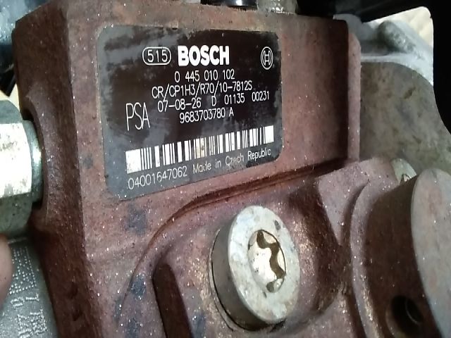 bontott CITROËN JUMPY Nagynyomású Szivattyú