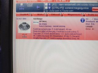 bontott CITROËN JUMPY Első Kerékagy (Pozíciófüggetlen)