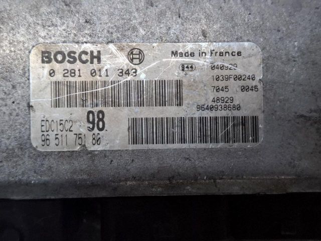 bontott CITROËN JUMPY Motorvezérlő