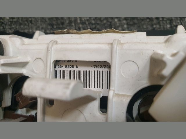 bontott CITROËN JUMPY Fűtéskapcsoló (Nem klímás)