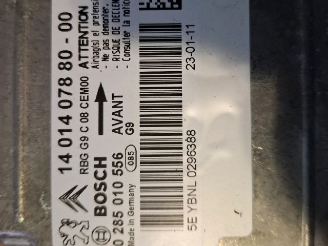 bontott CITROËN JUMPY Légzsák Elektronika