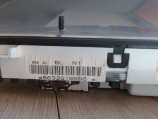 bontott CITROËN SAXO Kilométeróra