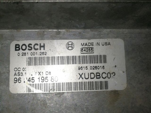 bontott CITROËN XANTIA Motorvezérlő