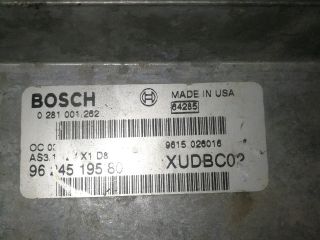 bontott CITROËN XANTIA Motorvezérlő