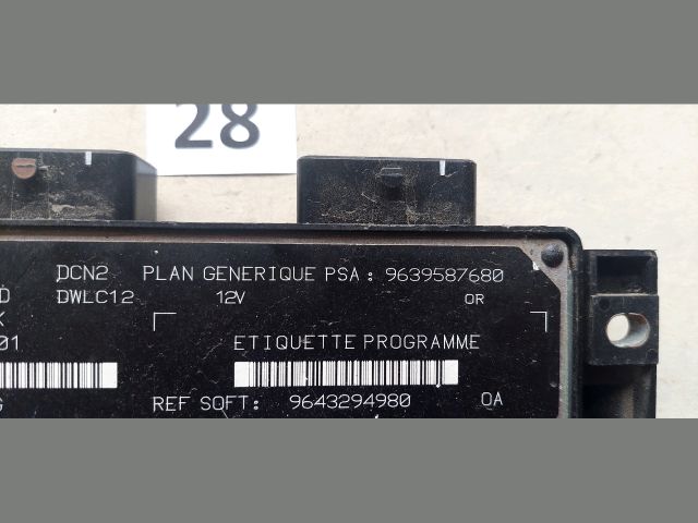 bontott CITROËN XSARA Motorvezérlő