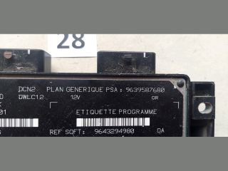 bontott CITROËN XSARA Motorvezérlő