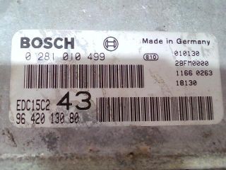 bontott CITROËN XSARA Motorvezérlő