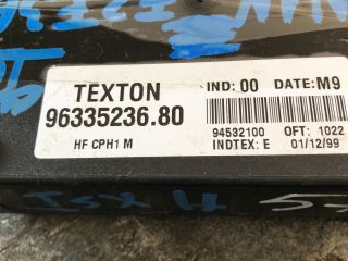 bontott CITROËN XSARA Biztosítéktábla Utastér