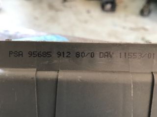 bontott CITROËN XSARA Biztosítéktábla Utastér