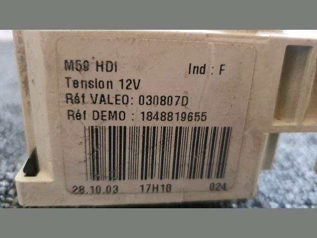 bontott CITROËN XSARA Fűtéskapcsoló (Nem klímás)