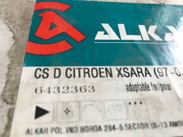 bontott CITROËN XSARA Jobb Tükörlap