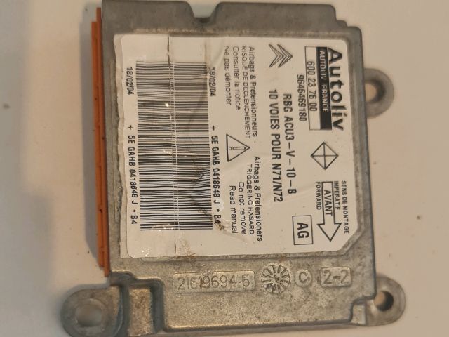 bontott CITROËN XSARA Légzsák Elektronika