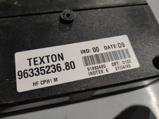 bontott CITROËN XSARA Légzsák Elektronika