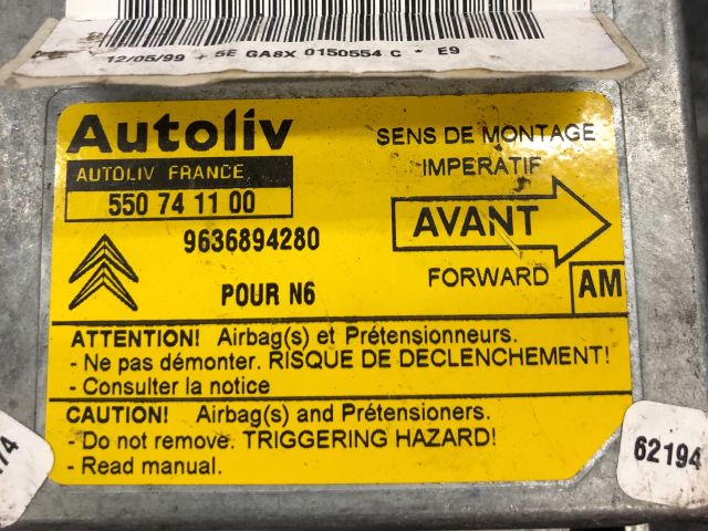 bontott CITROËN XSARA Légzsák Indító Modul Oldallégzsák