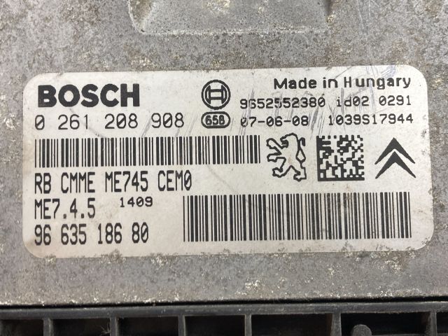 bontott CITROËN XSARA PICASSO Motorvezérlő