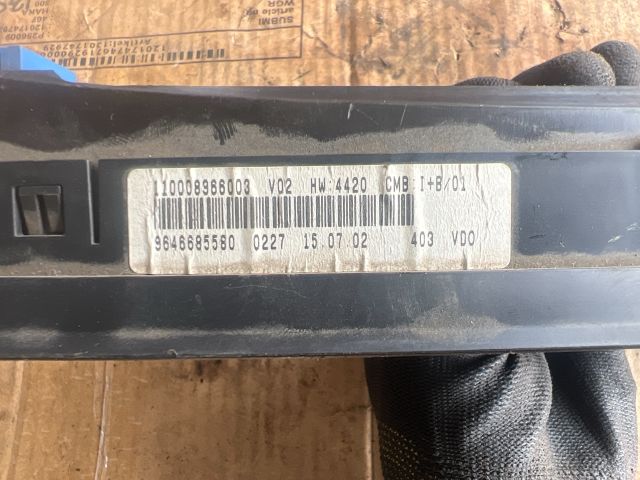 bontott CITROËN XSARA PICASSO Kilométeróra