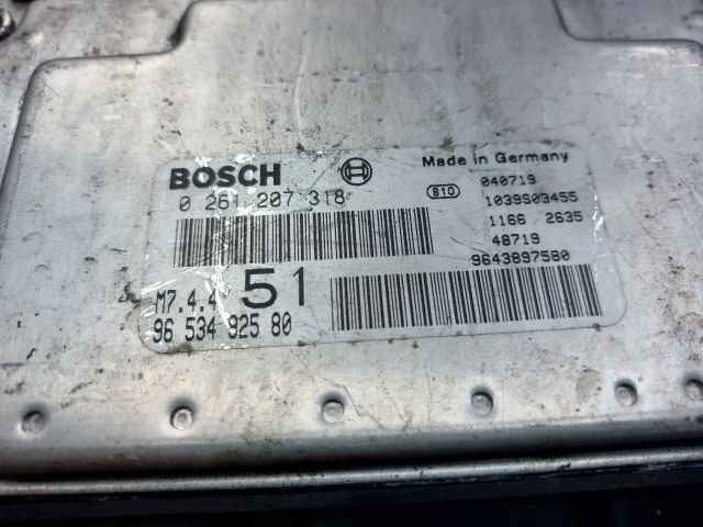 bontott CITROËN XSARA PICASSO Motorvezérlő